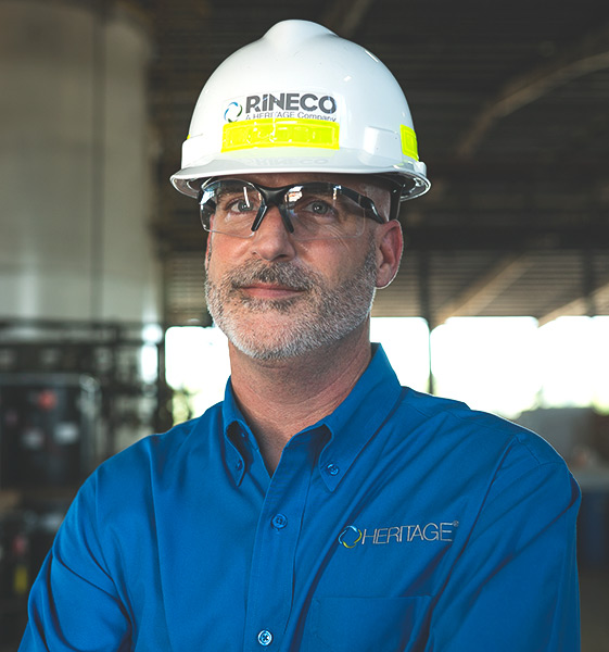 safety employee in heritage gear