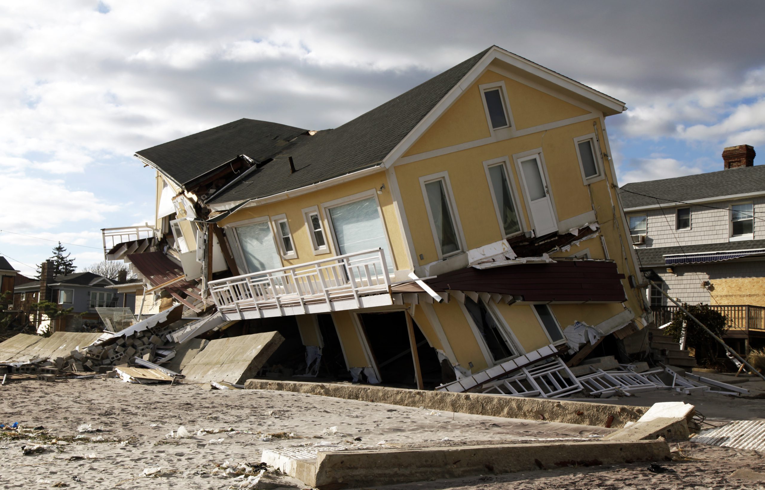 Destroyed House Natural Disaster