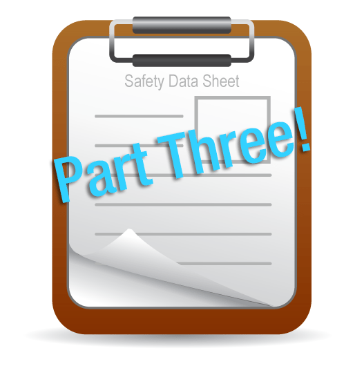 Safety Data Sheet Part Three Graphic