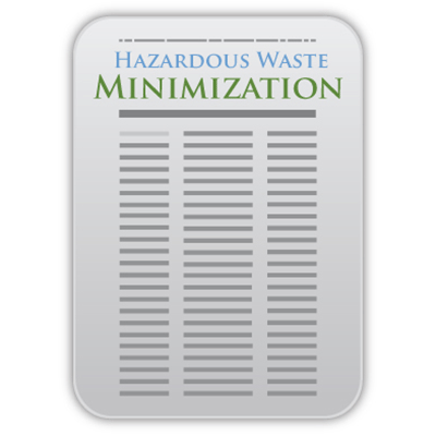 Hazardous Waste Minimization Graphic
