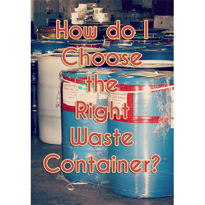 How Do I Choose The Right Waste Container Image